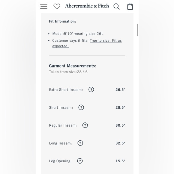 Abercrombie 90s Straight Jeans 33/16r - Picture 12 of 13